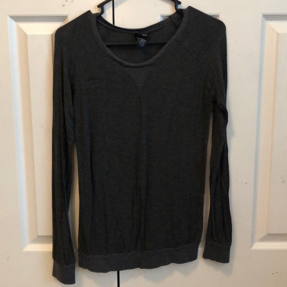 Dark gray and Army Green long sleeve